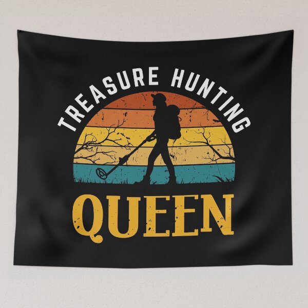 Item preview, Treasure Hunting Queen Adventure Distressed designed and sold by Anniko Art Studio.