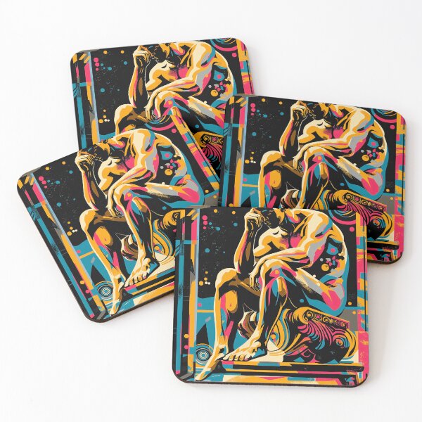 Item preview, Pop Art Vision of The Thinker designed and sold by Moisky Art.