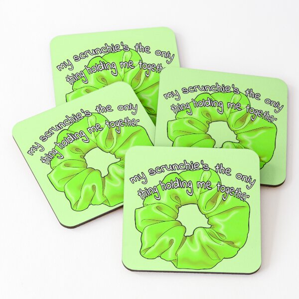 Item preview, Scrunchie green designed and sold by UnintelligibleSpeaker_chey.