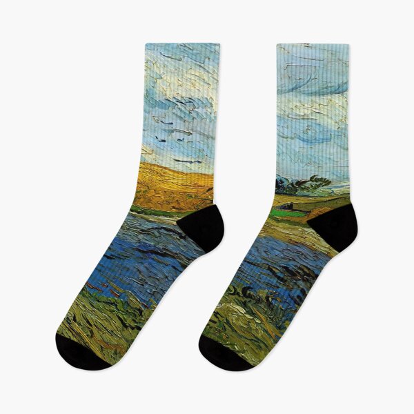 Item preview, Haystack Under A Rainy Sky designed and sold by irynaartbyim.