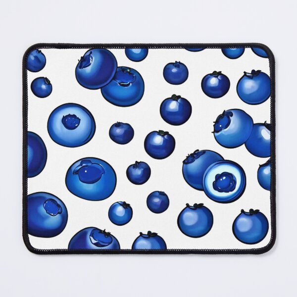 Item preview, Fresh Blueberry Pattern designed and sold by Health And Fitness Posts e-Store.
