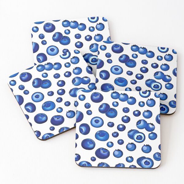 Item preview, Fresh Blueberry Pattern designed and sold by Health And Fitness Posts e-Store.