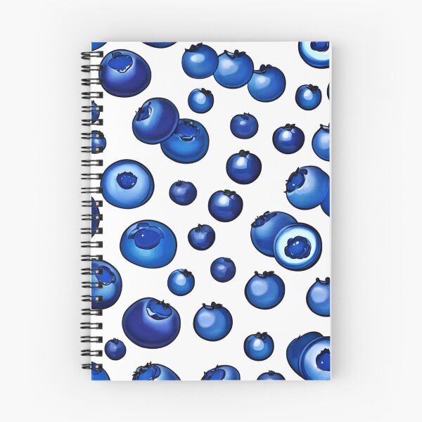 Item preview, Fresh Blueberry Pattern designed and sold by Health And Fitness Posts e-Store.