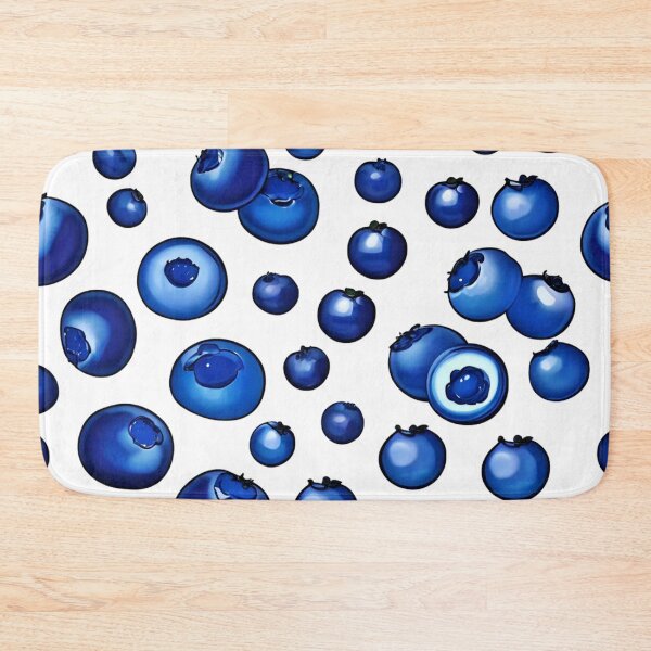 Item preview, Fresh Blueberry Pattern designed and sold by Health And Fitness Posts e-Store.