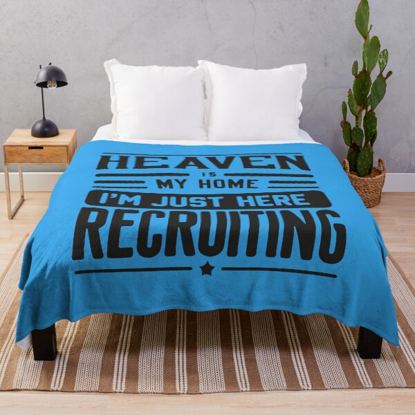 Item preview, Heaven is My Home I'm Just Here Recruiting, Blue Color designed and sold by IT-Express.