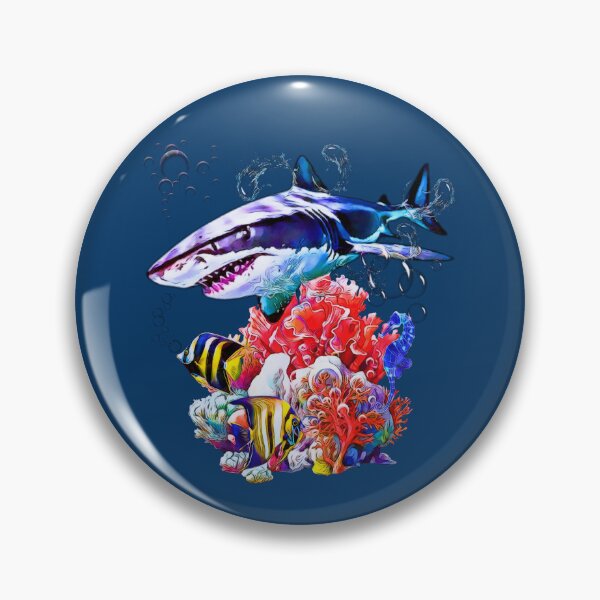 Item preview, Shark in the Reef designed and sold by Tripp Art Studio.