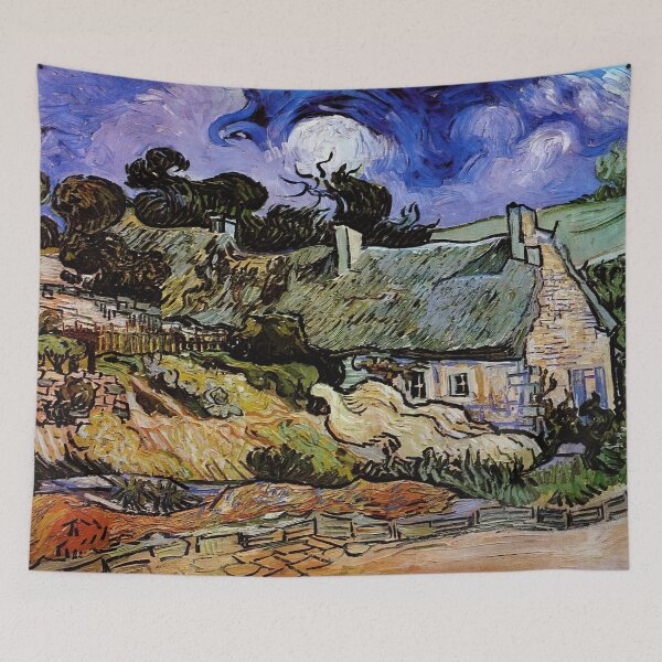 Item preview, Houses With Thatched Roofs, Cordeville designed and sold by irynaartbyim.