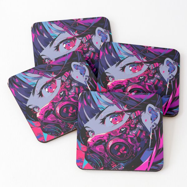 Item preview, Anime cyberpunk girl designed and sold by iWallGlow.