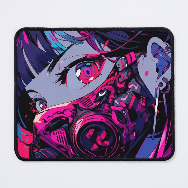 Item preview, Chica ciberpunk anime designed and sold by iWallGlow.