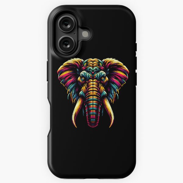 Item preview, Vibrant Tribal Elephant Art Print designed and sold by beast-net.