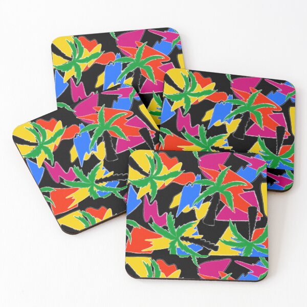 Item preview, 80s Retro Surf Neon Palm Trees designed and sold by RachelFortney.