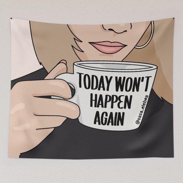 Item preview, Today won't happen again by Sasa Elebea designed and sold by Sabrina Brugmann.