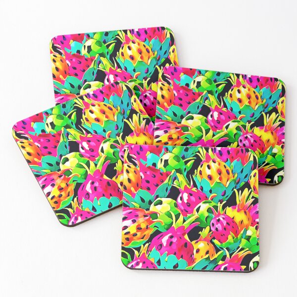 Item preview, Dragon Fruit Vivid Pattern designed and sold by Health And Fitness Posts e-Store.