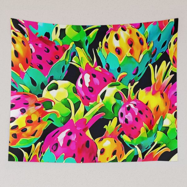Item preview, Dragon Fruit Vivid Pattern designed and sold by Health And Fitness Posts e-Store.