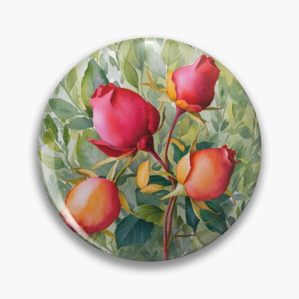 Item preview, Rose hips,watercolor. designed and sold by elegantpaterns.