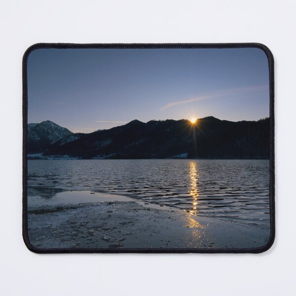 Item preview, Sun Setting behind Lake Schlier Mountains designed and sold by Kasia Design.
