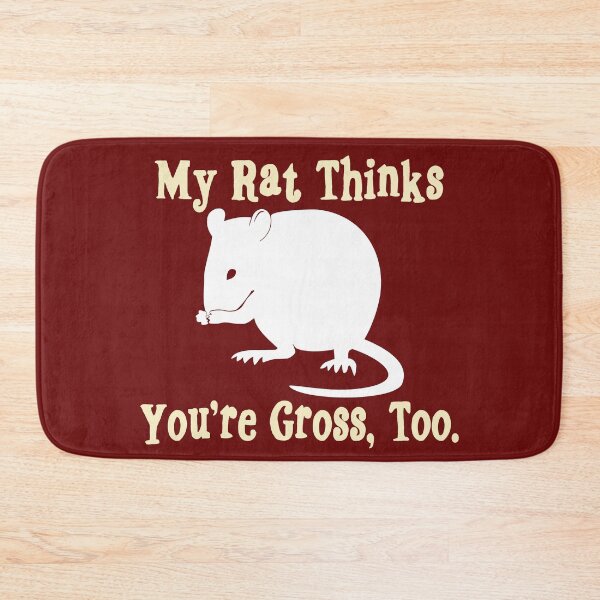 Item preview, My Rat Thinks You're Gross, Too | NickerStickers® on Redbubble designed and sold by NickerStickers.