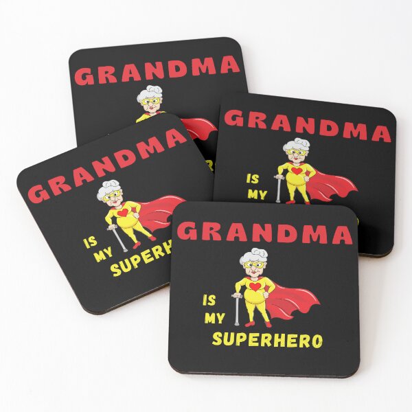Item preview, Grandma Is My Superhero Funny Design designed and sold by Maggie Mustard.