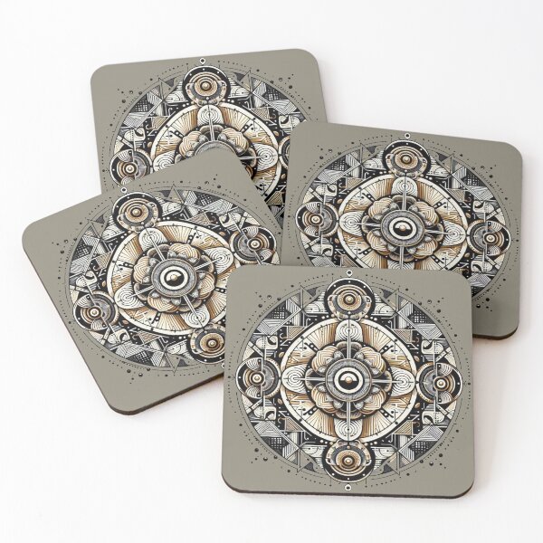 Item preview, Geometric pattern in a round shape designed and sold by Tori-Rori.