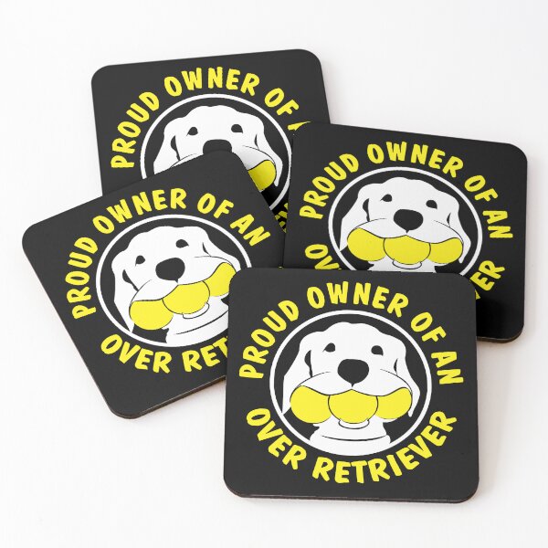 Item preview, Over Retriever | NickerStickers® on Redbubble designed and sold by NickerStickers.