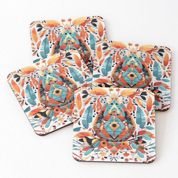 Item preview, "Aztec Mandala: Rhombuses and Nature" designed and sold by SpectrumEssence.