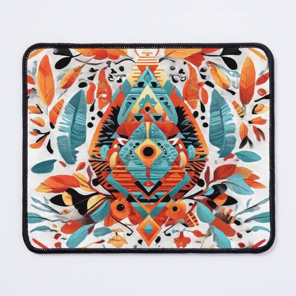 Item preview, "Aztec Mandala: Rhombuses and Nature" designed and sold by SpectrumEssence.