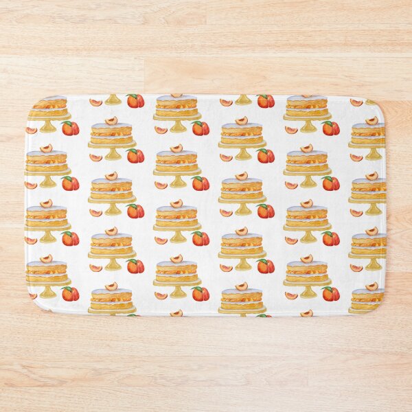 Item preview, Watercolor Peach Blossom Cake designed and sold by daphsam.