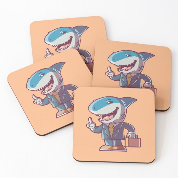 Item preview, Dapper Shark Ready for Work Illustration designed and sold by crisgris1961.