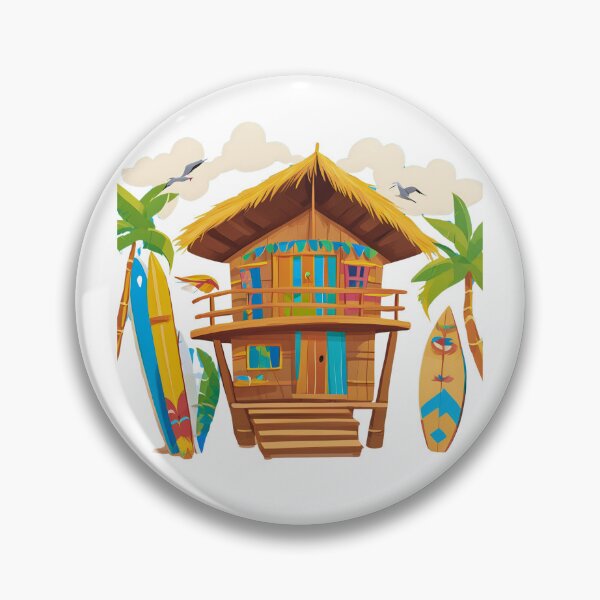 Item preview, La casa cabaña de playa Tiki designed and sold by Chett36.