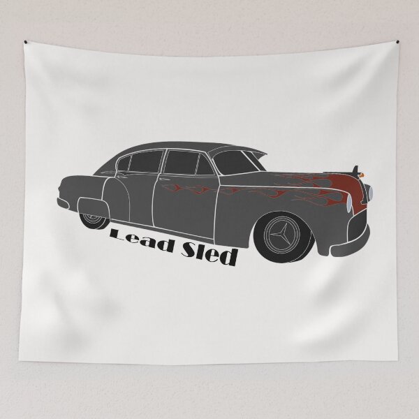 Item preview, 1950 Pontiac Streamliner Silver Streak Lead Sled designed and sold by AutoVillainy.