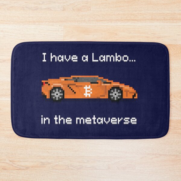 Item preview, Lambo Metaverse - BTC (White Text) designed and sold by m88nlabs.