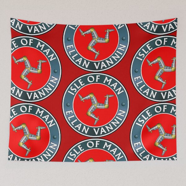Item preview, Isle of Man Plaque – Ellan Vannin, Manx Triskelion Symbol designed and sold by StickersWorld Ltd.