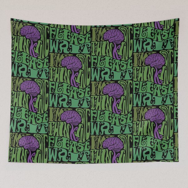 Item preview, I'm Thinking Please Wait designed and sold by AlchemyColor.