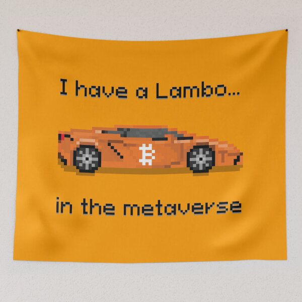 Item preview, Lambo Metaverse - BTC (Black Text) designed and sold by m88nlabs.