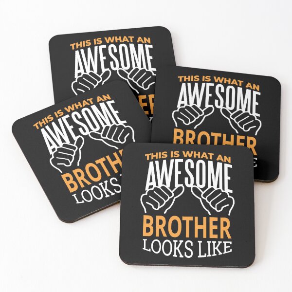 Item preview, This Is What An Awesome Brother Looks Like I designed and sold by Lemon Pepper.