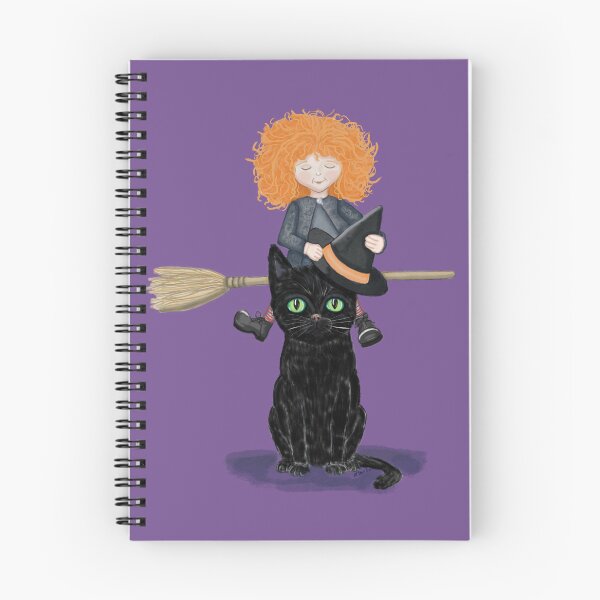 Item preview, Little Witch and Cat Friend designed and sold by robwarnedesigns.
