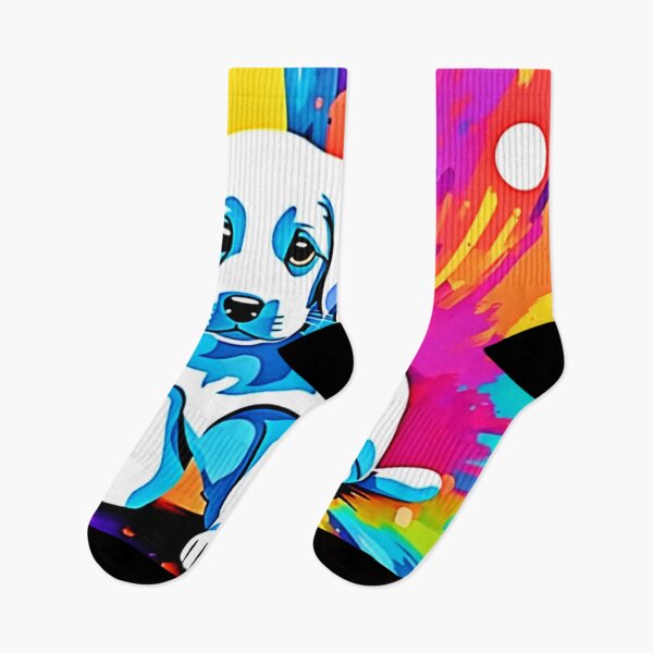 Item preview, Vibrant Dog Artwork designed and sold by Health And Fitness Posts e-Store.