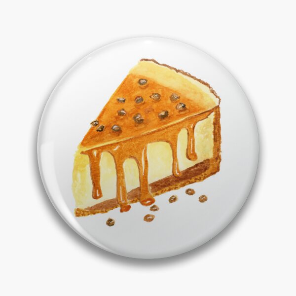 Item preview, Watercolor Caramel Cheesecake designed and sold by daphsam.
