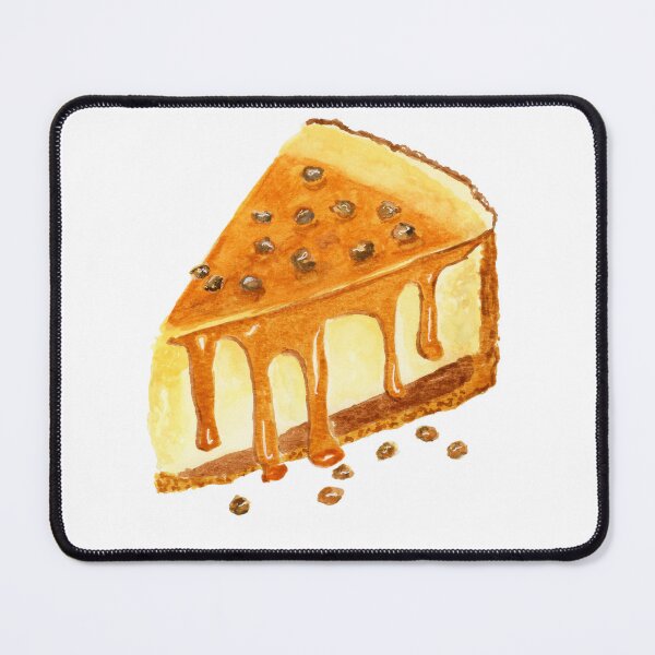 Item preview, Watercolor Caramel Cheesecake designed and sold by daphsam.