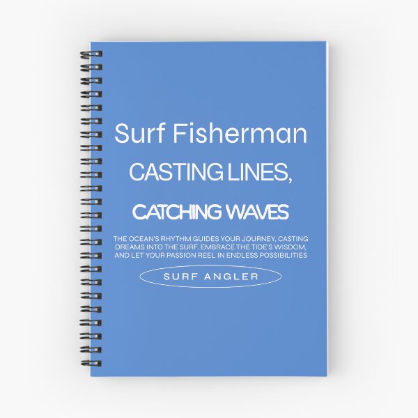 Item preview, Surf Fisherman Casting Lines Catching Waves designed and sold by HippieFarms11.
