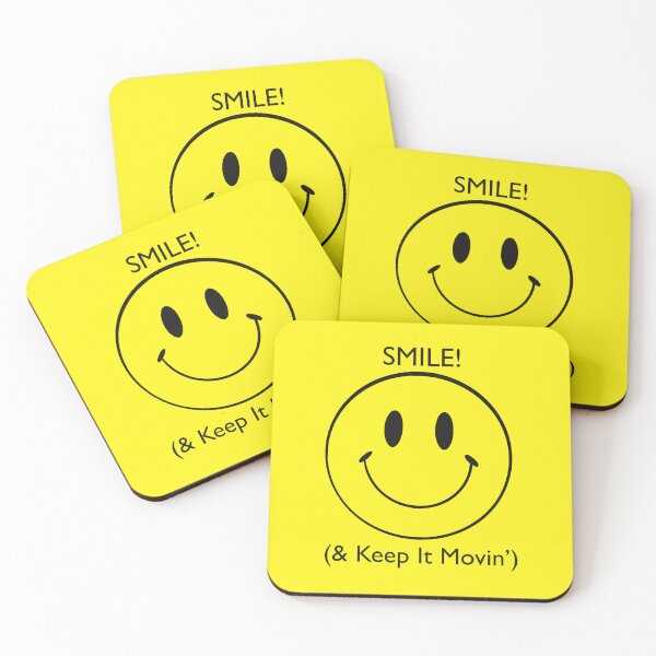 Item preview, Smile! (And Keep It Moving)  designed and sold by Inx Artworks.