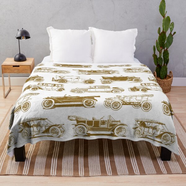 Item preview, Elegant Vintage Gold Old-timer Cars Pattern designed and sold by tanjica.