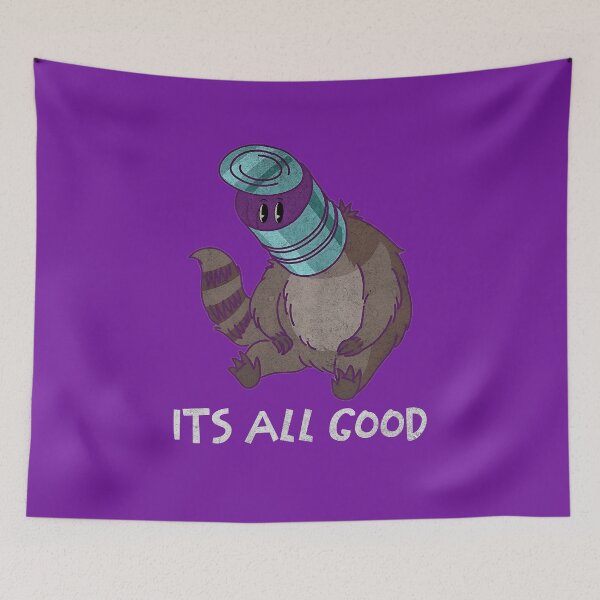 Item preview, It´s All Good, Funny Raccoon designed and sold by Mariana Piana.