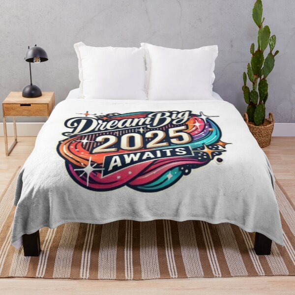 Item preview, Dream Big 2025 Awaits Inspirational Sticker designed and sold by MomentsbyMo.