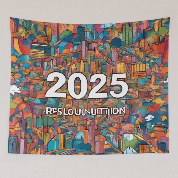 Item preview, Resolution, future pattern, year 2025 19 designed and sold by MetallenaLux.