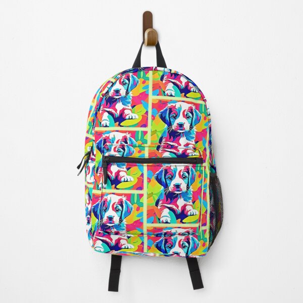 Item preview, Colorful Puppy Artwork designed and sold by Health And Fitness Posts e-Store.