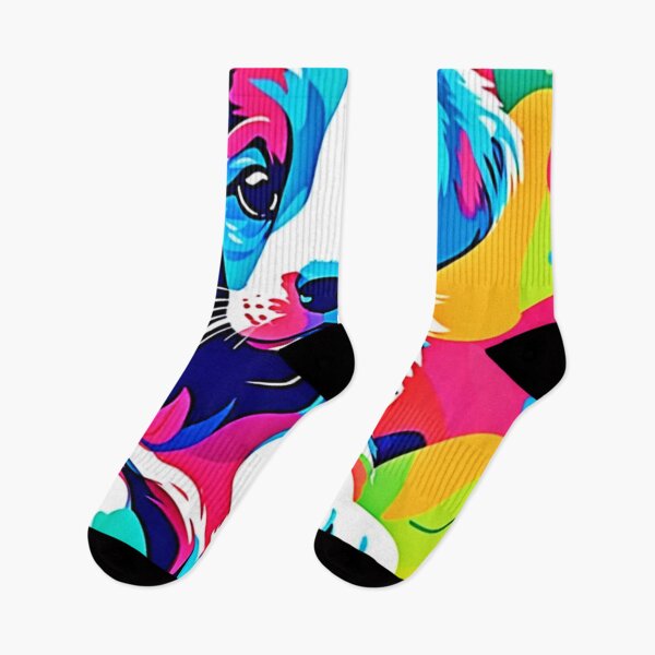 Item preview, Colorful Puppy Artwork designed and sold by Health And Fitness Posts e-Store.