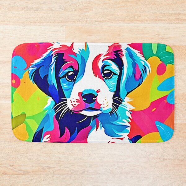 Item preview, Colorful Puppy Artwork designed and sold by Health And Fitness Posts e-Store.