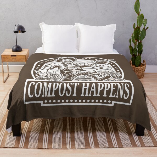 Item preview, COMPOST HAPPENS - Gardening Lover, Hobby, Gardner designed and sold by Darling DeDe.