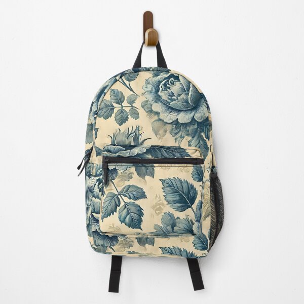 Item preview, Vintage Cabbage Rose in Blue designed and sold by DesignsbyVelvet.